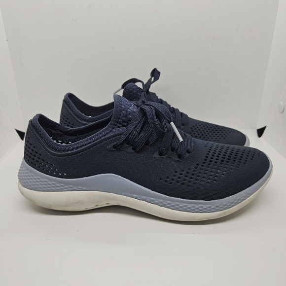 Crocs navy LiteRide 360 Pacer Sneaker size 8 - Picture 1 of 8